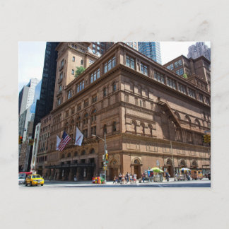 Carnegie Hall in New York City Briefkaart