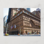 Carnegie Hall in New York City Briefkaart (Voorkant)