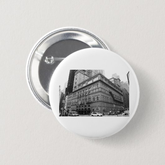 Carnegie Hall Ronde Button 5,7 Cm (Voorkant /achterkant)