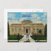 Carnegie Library Anniston Alabama Briefkaart (Voorkant / Achterkant)