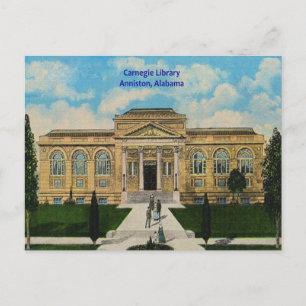 Carnegie Library Anniston Alabama Briefkaart