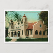 Carnegie Library, Riverside CA Vintage Briefkaart (Voorkant)