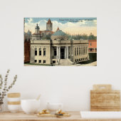 Carnegie Library San Bernardino CA  c1915 Poster (Keuken)