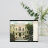 Carnegie Library, Yonkers, NY 1906 Vintage Briefkaart (Staand voorkant)