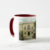 Carnegie Library, Yonkers, NY 1906 Vintage Mok (Voorkant links)