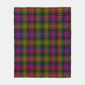 Carnegie Modern Schotse ruit Fleece Deken (Voorkant)