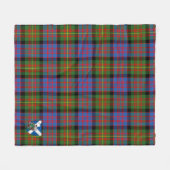 Carnegie Oude Plaid Fleece Deken (Voorkant (Horizontaal))