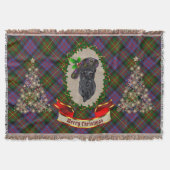 Carnegie Scottie Dog Kerstmis Deken (Voorkant)