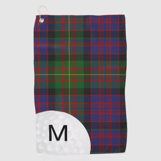 Carnegie Tartan Pset Golf Towel Golfhanddoek (Voorkant)