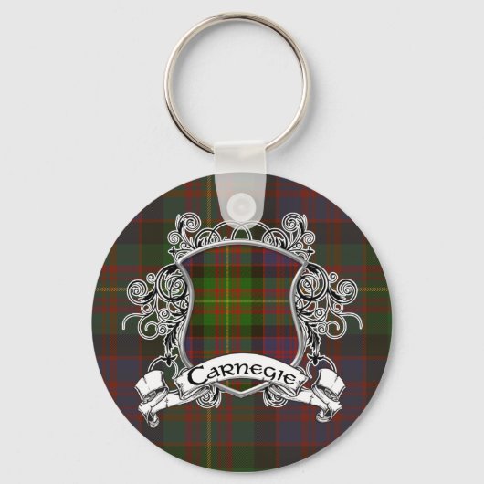 Carnegie Tartan Shield Sleutelhanger (Voorkant)