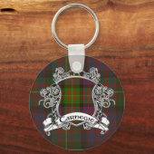 Carnegie Tartan Shield Sleutelhanger (Voorkant)