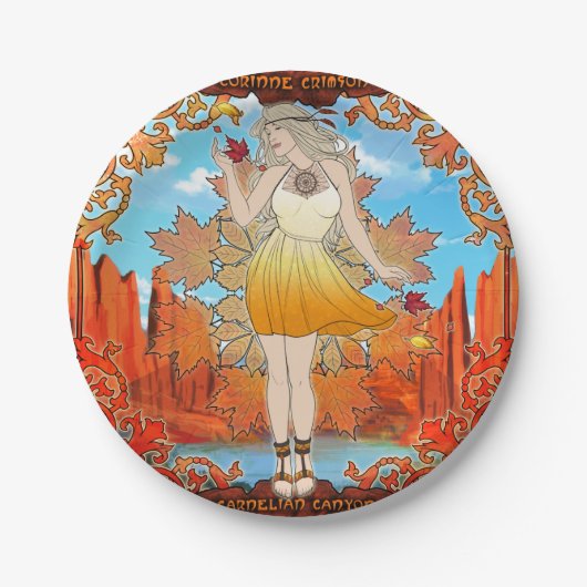 CARNELIAN CANYON PAPIEREN BORDJE (Voorkant)