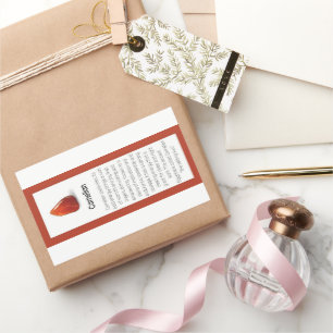 Carnelian Crystal Betekenis Sieraden Pakket Label