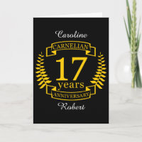 Carnelian edelsteen huwelijksjubileum 17 jaar