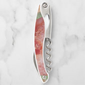 Carnelian in Agate Print Kurkentrekker (Achterkant)
