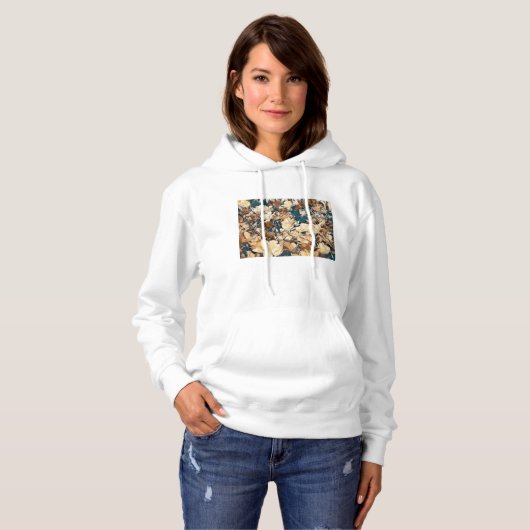 Carnenbroed Basis bevestigd Sweatshirt (wit) (Voorkant volledig)