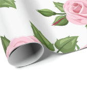 Carnenkritiek roze roze roze rozen ompakken papier (Rol Hoek)