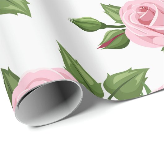 Carnenkritiek roze roze roze rozen ompakken papier (Rol Hoek)