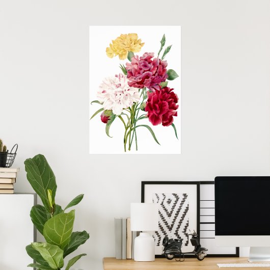 Carnenventilator Afdruk van Pierre-Joseph Redouté Poster (Thuiskantoor)