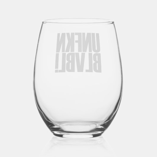 carnesmuradi wijnglas zonder voet (Achterkant)