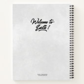 Carnet à spiraal aanpasbaar // Crocus Notitieboek (Achterkant)