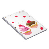 carnet "Amour de cupcakes" Notitieboek (Rechterzijde)