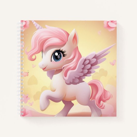 Carnet Cute Licorne Notitieboek (Voorkant)