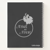 Carnet de recettes CD - "Trick or treat" Notitieboek (Achterkant)