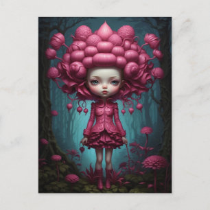 Carnet Fille Inspiration Mark Riden & Tim Burton Briefkaart