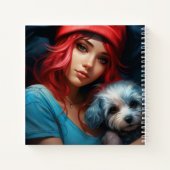 Carnet - Fles en hond -6 Notitieboek (Achterkant)