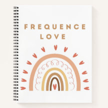 Carnet Frequence Love met regenboog