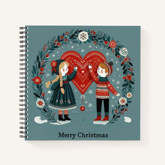 Carnet "Geest van Noë l" Notitieboek (Voorkant)