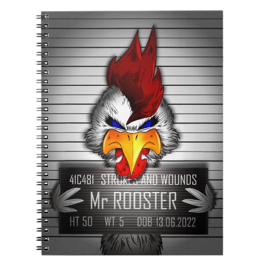 Carnet Mr Rooster Notitieboek (Voorkant)