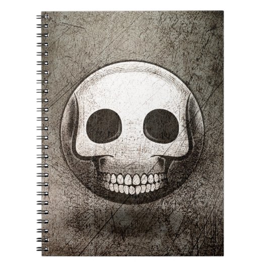 Carnet skullmoji Vintage Notitieboek (Voorkant)