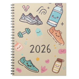 Carnet Sport 2026 – Mignon Sportief Agenda Notitieboek