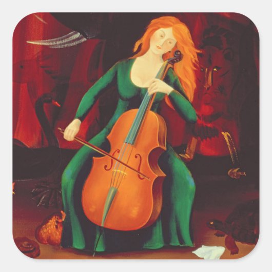 Carneval des Animeaux 2001 Vierkante Sticker (Voorkant)