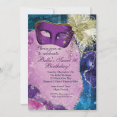 Carneval Verjaardagsfeest Invitaties Kaart (Achterkant)