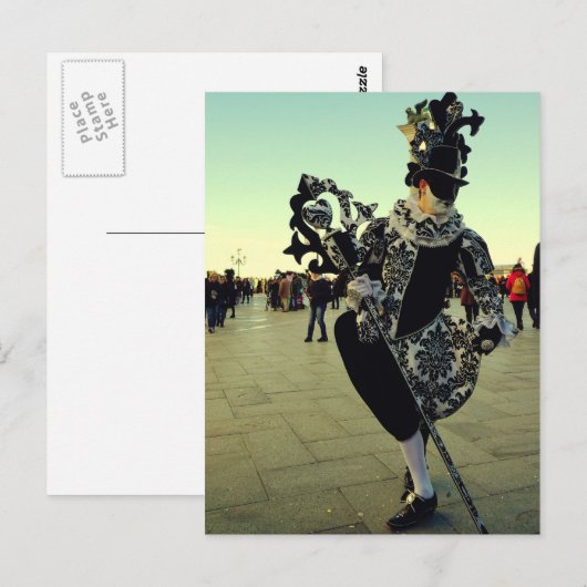 Carnevale 1 briefkaart (Voorkant / Achterkant)