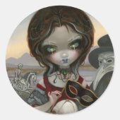 "Carnevale di Morte" Sticker (Voorkant)