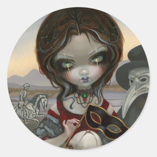 "Carnevale di Morte" Sticker (Voorkant)