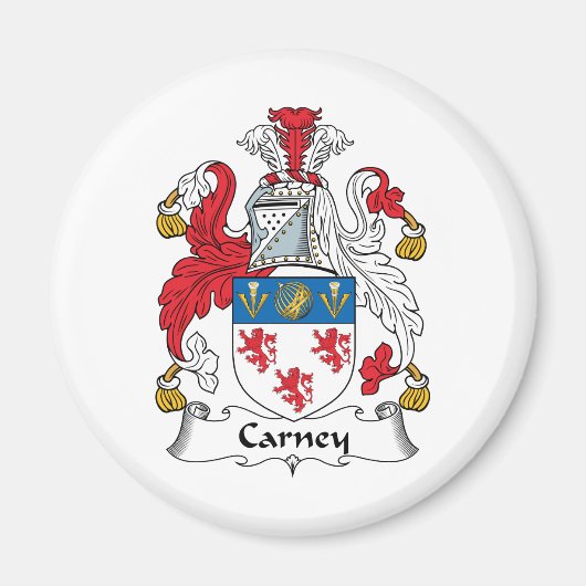 Carney Family Crest Magneet (Voorkant)