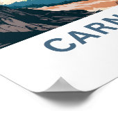 Carnic Alpen Oostenrijk Reisprint Poster (Hoek)