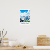 Carnic Alpen Oostenrijk Reisprint Poster (Keuken)