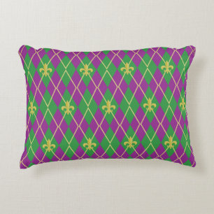 Carnival Argyle Accent Pillow Kussen