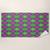 Carnival Argyle Beach Towel Strandlaken (Voorkant)