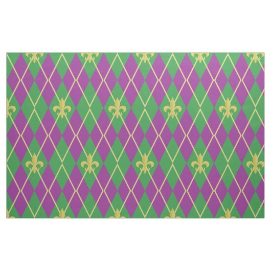 Carnival Argyle Fabric Stof (Fat Quarter)