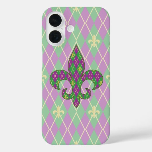 Carnival Argyle Hoesje-Mate Phone Case (Achterkant)