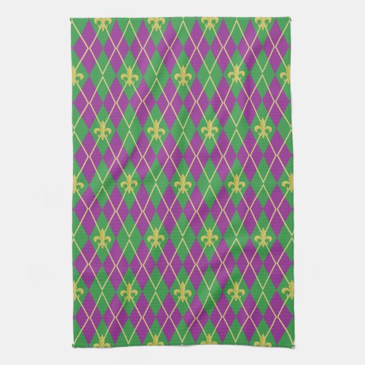 Carnival Argyle Kitchen Towel Theedoek (Verticaal)