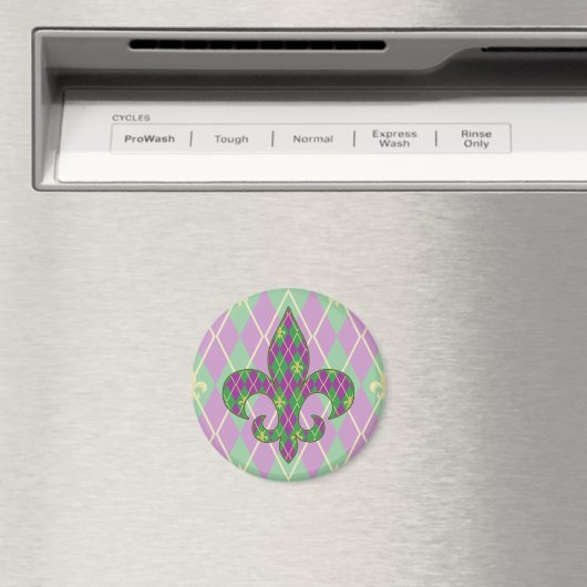 Carnival Argyle Magnet (Insitu (Vaatwasser))