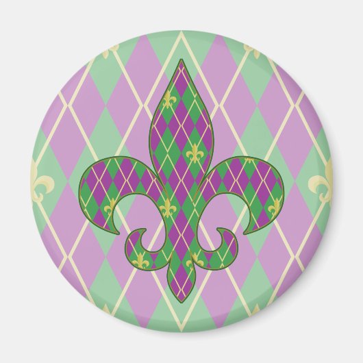 Carnival Argyle Magnet (Voorkant)
